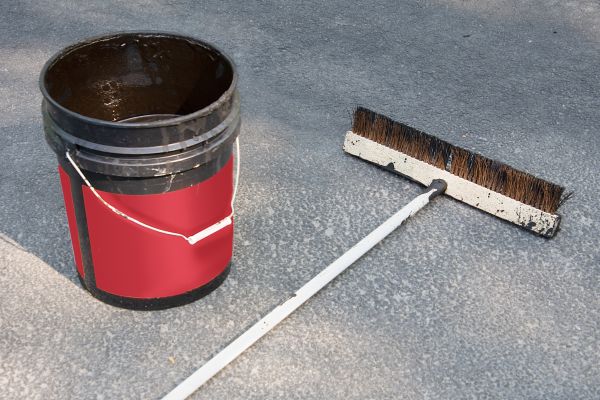 Cost of Asphalt Recoating in Cabot